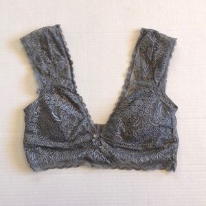 Grey Lace Bralette Sophie B